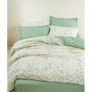 Pościel 100% bawełna 22 Owce - PETITE zielony + beżowy