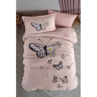 Pościel 100% bawełna 22 Owce - CLASSY Różowe motyle