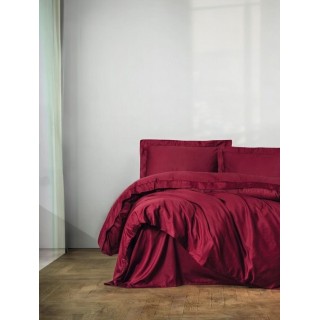 Pościel bawełna satynowa 22owce - ELEGANT bordo