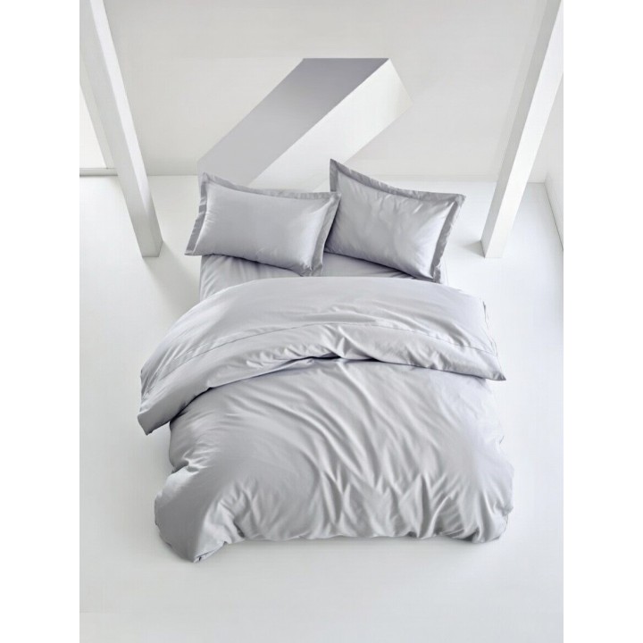 Pościel bawełna satynowa 22owce - ELEGANT szary