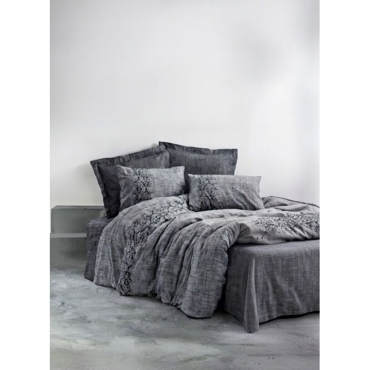 Pościel 100% bawełna 22 Owce - PLAIN grafit