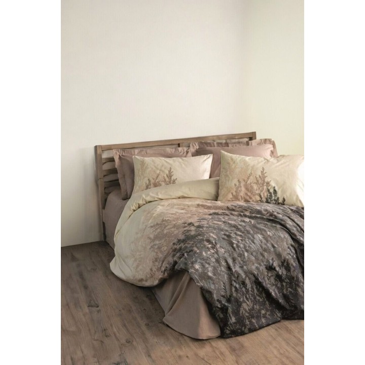 Pościel 100% bawełna 22 Owce - DUAL beż + fiolet